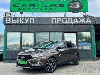 2018 Lada (ВАЗ) Vesta SW Cross I, коричневый, 1049000 рублей, вид 2