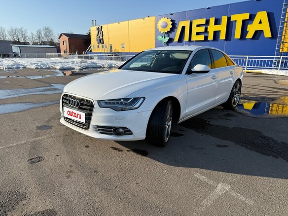 2012 Audi A6 IV (C7), белый, 930000 рублей - вид 12