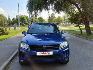 2015 Volkswagen Touareg II Рестайлинг, синий, 2350000 рублей, вид 1