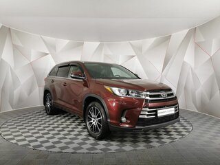 2019 Toyota Highlander III (XU50) Рестайлинг, красный, 2995150 рублей, вид 3