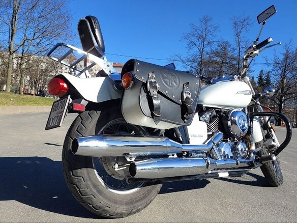 2004 Yamaha XVS650 Drag Star, белый, 480000 рублей - вид 12