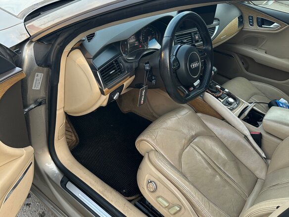2013 Audi A7 S-tronic I (4G), бежевый, 2350000 рублей - вид 24