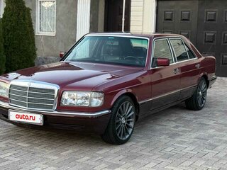 1991 Mercedes-Benz S-Класс 300 II (W126) Рестайлинг, красный, 1299000 рублей, вид 1