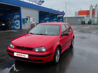 1999 Volkswagen Golf IV, красный, 225000 рублей, вид 1