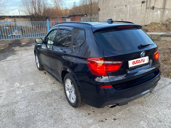 2012 BMW X3 20d xDrive II (F25), синий, 2200000 рублей - вид 9