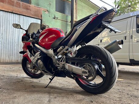 2002 Honda CBR 600F, синий, 470000 рублей, вид 3