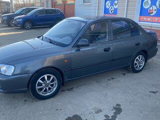 2003 Hyundai Accent ТагАЗ II, серый, 340000 рублей, вид 5