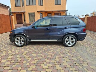 2004 BMW X5 3.0i I (E53) Рестайлинг, синий, 1800000 рублей, вид 5