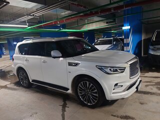 2020 Infiniti QX80 I Рестайлинг 3, белый, 4600000 рублей, вид 3