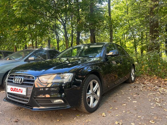 2013 Audi A4 IV (B8) Рестайлинг, чёрный, 1310000 рублей