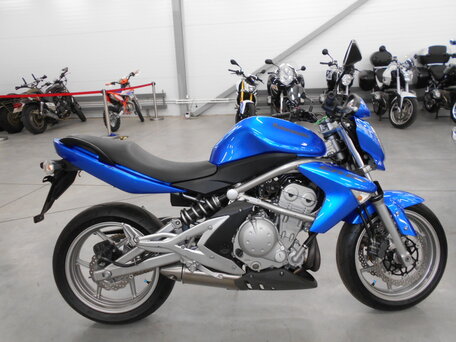 2008 Kawasaki ER-6N, синий, 395000 рублей, вид 2
