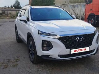 2019 Hyundai Santa Fe IV, белый, 3100000 рублей, вид 1