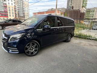 2019 Mercedes-Benz V-Класс Long 250 d длинный III (W447) Рестайлинг, синий, 6300000 рублей, вид 3