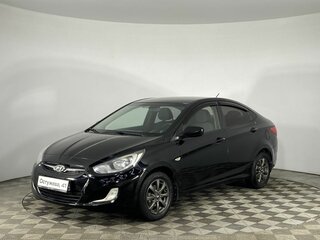 2011 Hyundai Solaris I, чёрный, 650000 рублей, вид 1