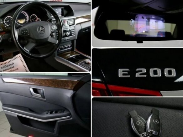 2012 Mercedes-Benz E-Класс 200 7G-Tronic IV (W212, S212, C207), чёрный, 1800000 рублей - вид 3