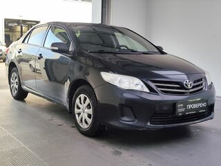 2011 Toyota Corolla X (E140, E150) Рестайлинг, чёрный, 670000 рублей, вид 3