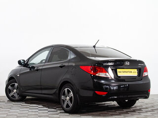 2011 Hyundai Solaris I, чёрный, 679000 рублей, вид 4