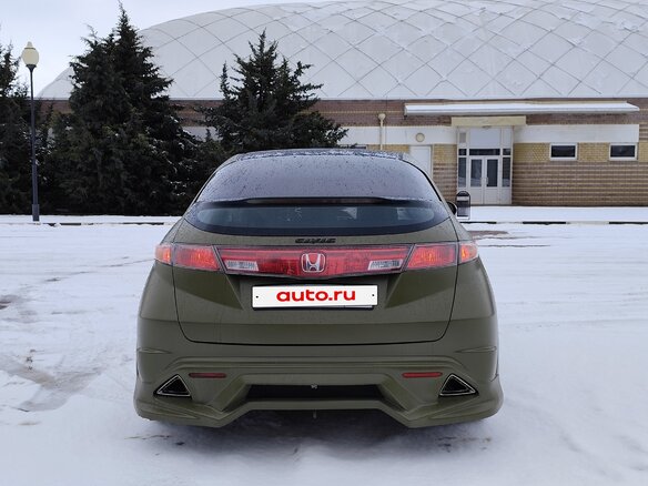 2008 Honda Civic VIII, зелёный, 980000 рублей - вид 4