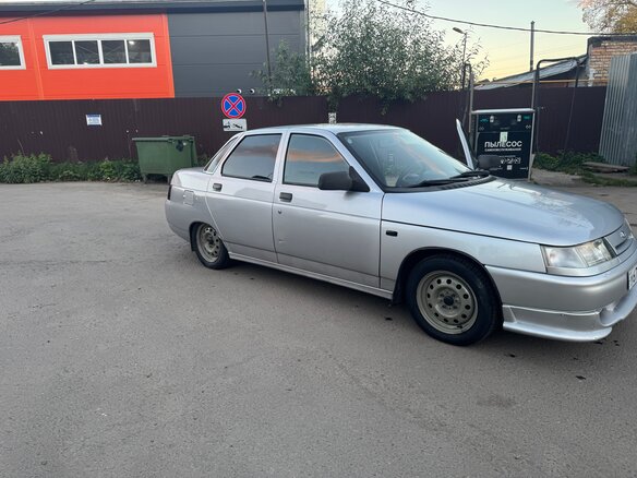 2002 Lada (ВАЗ) 2110, серебристый, 188000 рублей - вид 7