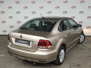 2017 Volkswagen Polo V Рестайлинг, бежевый, 1099000 рублей, вид 4