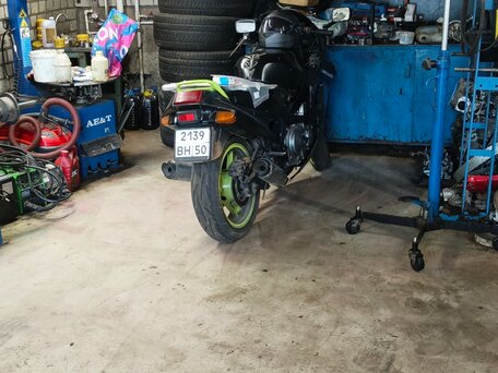 1991 Kawasaki ZZR 400, чёрный, 160000 рублей, вид 3