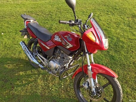 2012 Yamaha YBR125, красный, 200000 рублей, вид 1