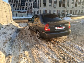 2003 Hyundai Accent ТагАЗ II, серый, 210000 рублей, вид 3
