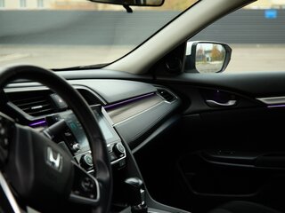 2019 Honda Civic X Рестайлинг, белый, 1800000 рублей, вид 5