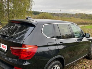 2012 BMW X3 20i xDrive II (F25), чёрный, 1500000 рублей, вид 2