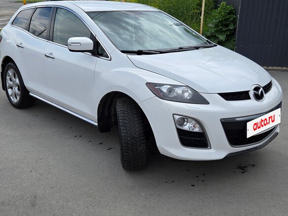 2010 Mazda CX-7 I Рестайлинг, белый, 1000000 рублей - вид 1