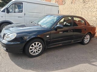 2007 Hyundai Sonata ТагАЗ IV (EF) Рестайлинг, чёрный, 382500 рублей, вид 5