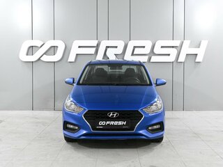 2018 Hyundai Solaris II, синий, 969000 рублей, вид 3