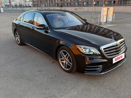 2018 Mercedes-Benz S-Класс 560 Long VI (W222, C217) Рестайлинг, чёрный, 7800000 рублей, вид 5