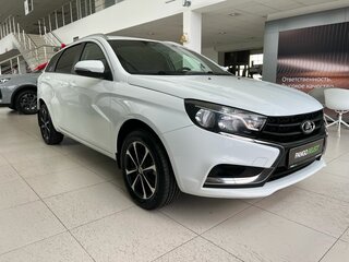 2018 Lada (ВАЗ) Vesta SW I, белый, 949000 рублей, вид 3
