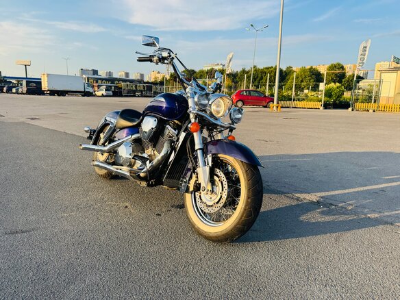 2002 Honda VTX 1800, синий, 635000 рублей - вид 11