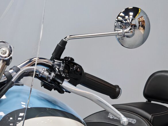 2025 Royal Enfield Meteor, голубой - вид 9