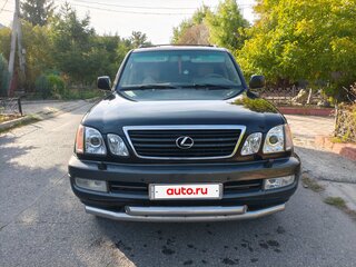 2002 Lexus LX 470 II Рестайлинг, чёрный, 1780000 рублей, вид 1