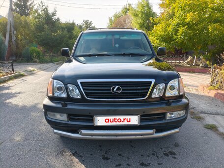 2002 Lexus LX 470 II Рестайлинг, чёрный, 1780000 рублей, вид 1