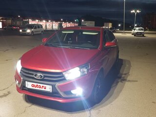 2017 Lada (ВАЗ) Vesta I, красный, 800000 рублей, вид 1