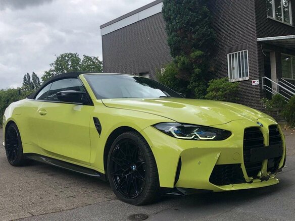 2024 BMW M4 Competition Package G82/G83, жёлтый