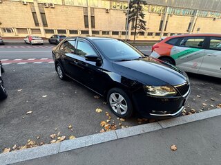2018 Skoda Rapid I Рестайлинг, чёрный, 1300000 рублей, вид 4