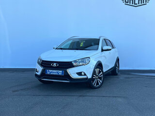 2019 Lada (ВАЗ) Vesta SW Cross I, белый, 970000 рублей, вид 2
