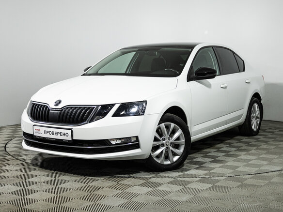 2017 Skoda Octavia III (A7) Рестайлинг, белый