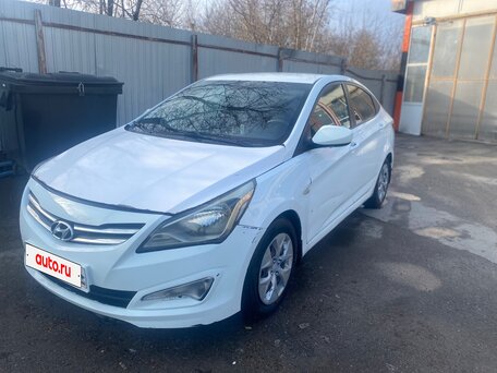 2016 Hyundai Solaris I Рестайлинг, белый, 390000 рублей, вид 1