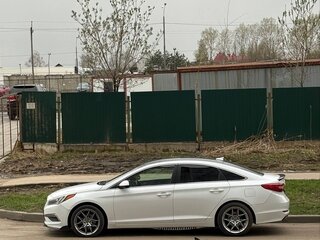 2014 Hyundai Sonata VII (LF), белый, 1150000 рублей, вид 4
