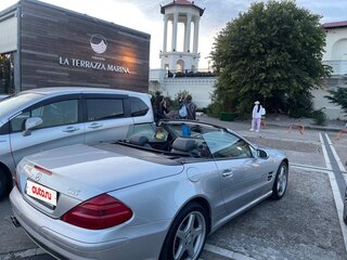 2002 Mercedes-Benz SL-Класс 500 5-speed V (R230), серебристый, 2600000 рублей, вид 5