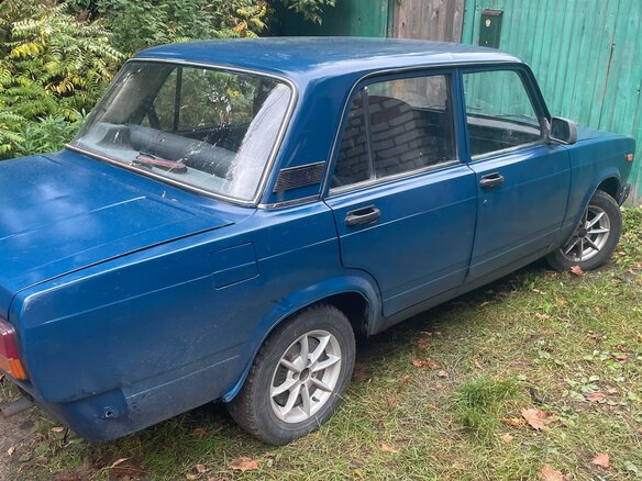 2008 Lada (ВАЗ) 2107, синий, 110000 рублей - вид 1