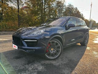 2012 Porsche Cayenne Turbo II (958), синий, 3990000 рублей, вид 1