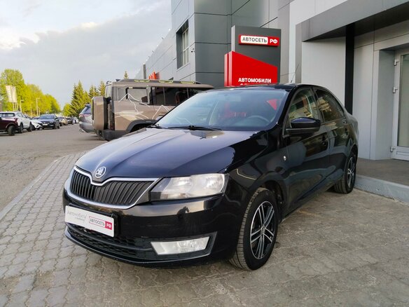 2014 Skoda Rapid I, чёрный - вид 2