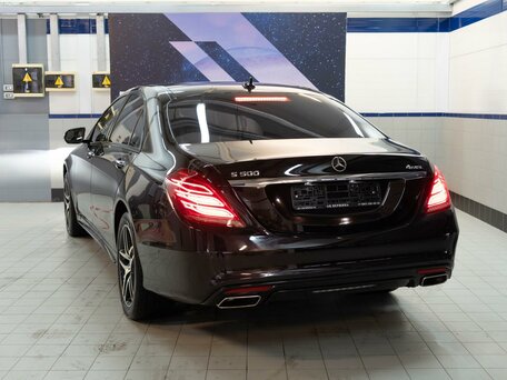 2014 Mercedes-Benz S-Класс 500 Long VI (W222, C217), чёрный, 2899000 рублей, вид 5